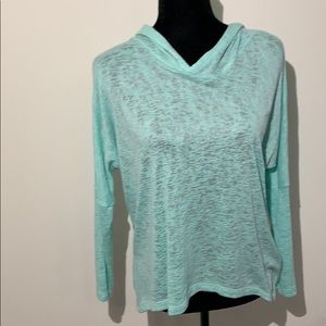 Sebastian & look is seafoam burnout hoodie